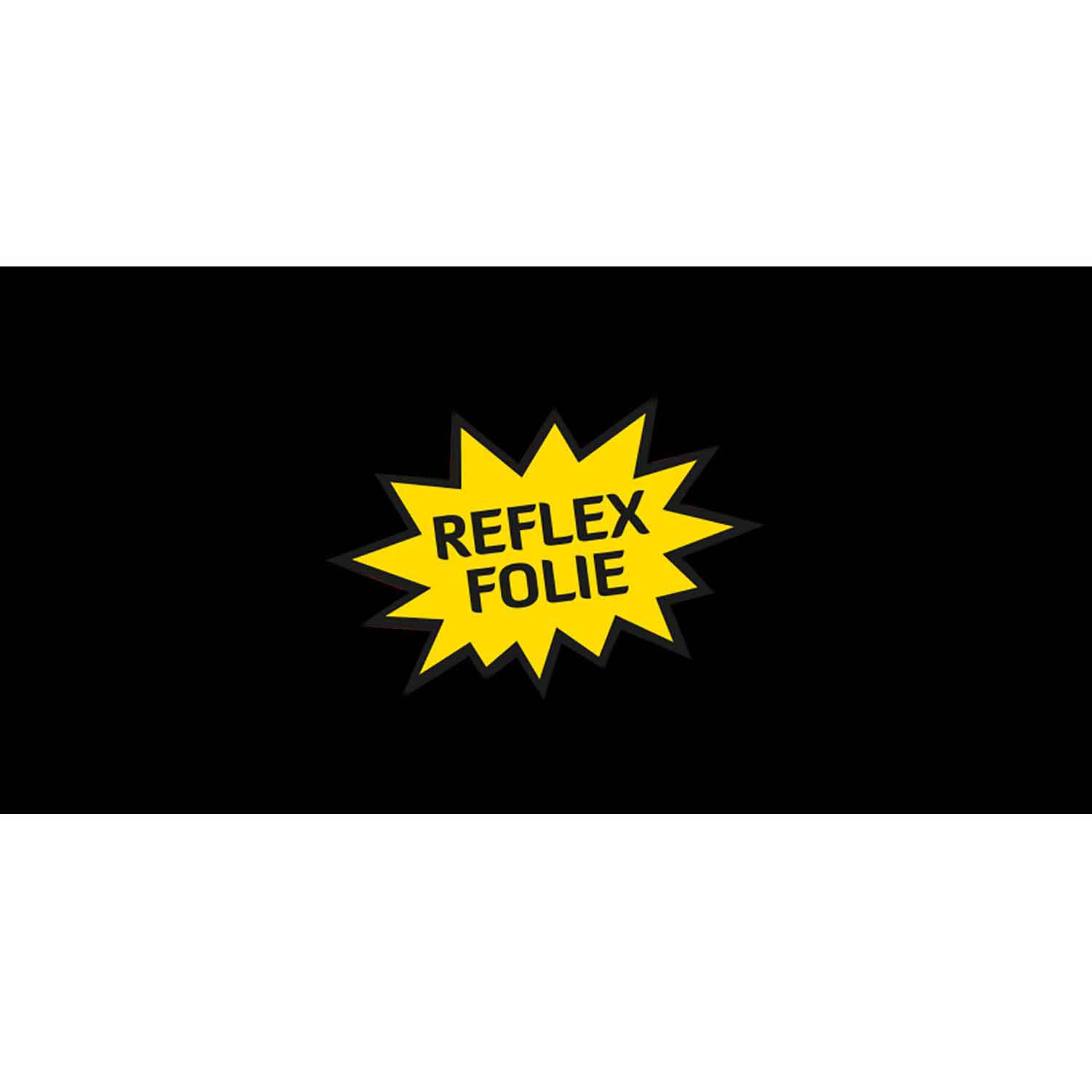 Folie Uni Schwarz (Reflex)