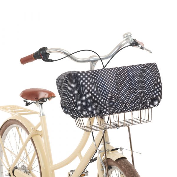 Luna Reflective schöner Regenschutz für Fahrradkorb + Co